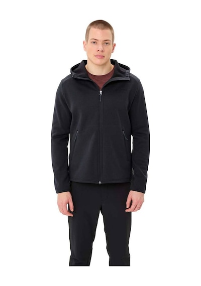 Vaude Idris Fleece Fermuarlı Erkek Hoodie 47980 Siyah