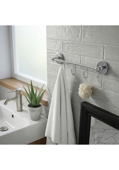 Çelik Banyo Karaca Üçlü Banyo Askılık