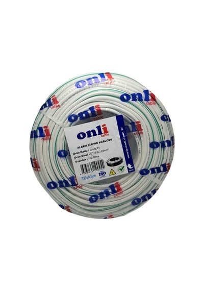 Onli Dt8 Alarm Diafon Kablosu 8canlı 100metre