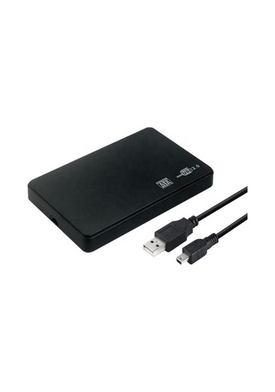 Lunatic 8068 2,5'' Harici Harddisk Kutusu Usb 2.0 Siyah İnce Slim Kasa Kolay Kurulum