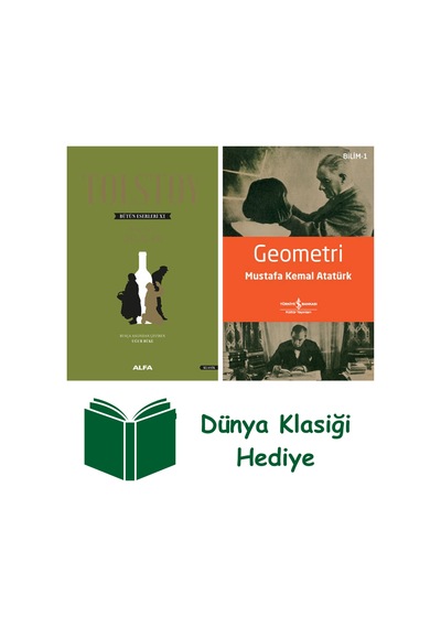 Tolstoy Bütün Eserleri 11 Ciltli + Geometri + Dünya Klasiği Hediye