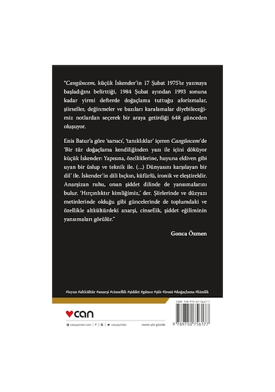 Cangüncem - Küçük İskender -  Can Yayınları