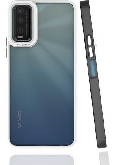 Vivo Y11s Kılıf Mat Yüzeyli Kamera Korumalı Renkli Silikon Kapak Mima