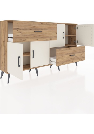 Arges Konsol 3 Raflı 2 Çekmeceli 4 Kapaklı 176x30x99 Çam-aytaşı/ç Çam-aytaşı/çam Arges Konsol 3 Raflı 2 Çekmeceli 4 Kapaklı 176x30x99 Çam-aytaşı/ç Çam-aytaşı/çam