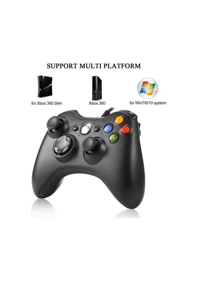Controller Pc Kablolu Oyun Kolu 2 20m Usb Kablolu Bilgisayar Oyun Kolu Gamepad Joystick Controller Bilgisayar Uyumlu