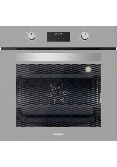 Silverline BO6502S02 - CS5349S01 - 3420 CLASSY 60 Gri Cam Ankastre Set