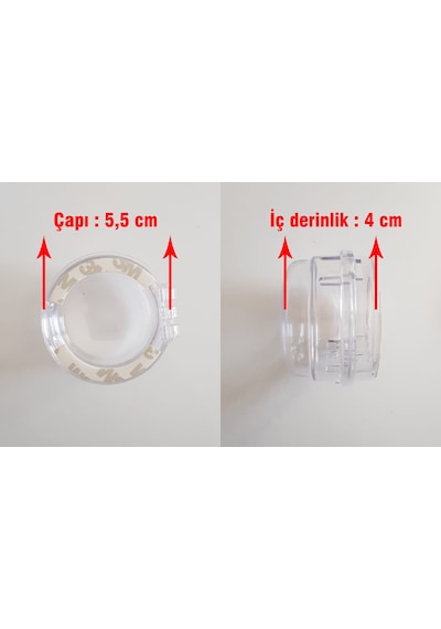 Miny Baby Ocak Fırın Gaz Düğmesi Güvenlik Kapağı  2 Adet Çok Renkli
