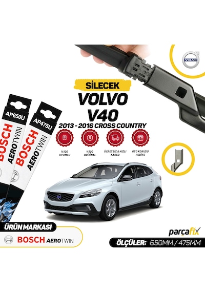 Volvo V40 Cross Country Bosch Aerotwin Plus Silecek 2013-2016