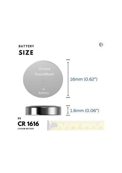 10 Adet 1616 Cr1616 Dl1616 3v Lityum Madeni Para Pil