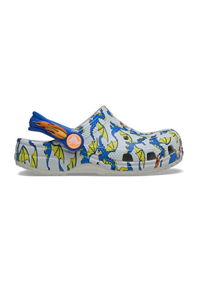 Crocs Classic Dragon Graphic Clog T Çocuk Terliği 212514-1ftgri Gri