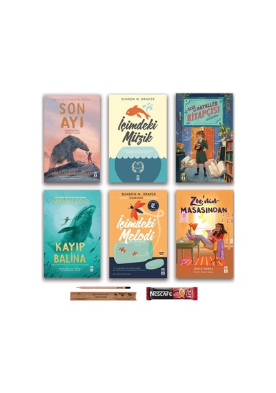 Genç Timaş İçimdeki Müzik - İçimdeki Melodi - Son Ayı - Kayıp Balina - Zoe nin Masasından Set 6 Kitap