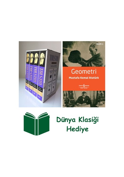 Savaş Ve Barış 1-2-3-4 Özel Kutulu + Geometri + Dünya Klasiği Hediye