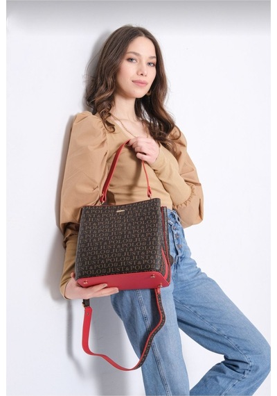 Just Polo Kahverengi-taba Kadın El Ve Omuz Çantası 23543629