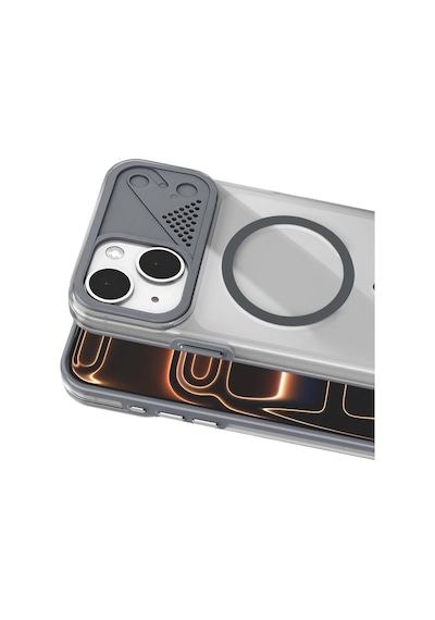 Apple iPhone Uyumlu 15 Zinko Magsafe Kapak - Titan Gri