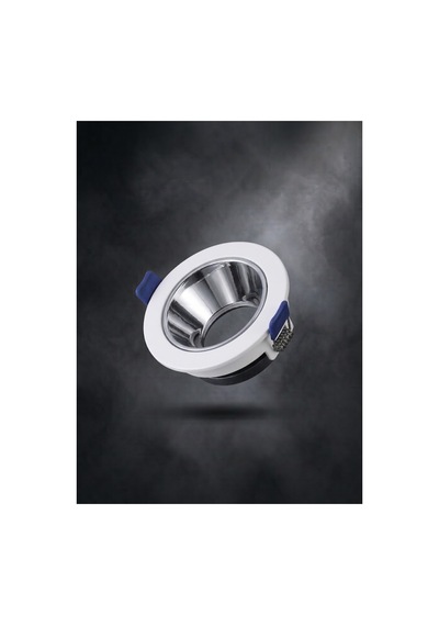 Beyaz Yuvarlak Çerçeve Krom Reflektör Sıva Altı Spot Led Spotlight Metal Gövde Gu10 Duy - 924732725 Diğer