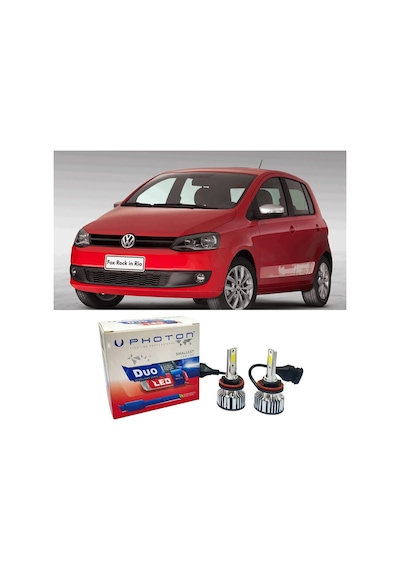 Vw Fox Uzun+kısa Far Ampulü H4 Duo Yeni Seri Beyaz 2009-2015