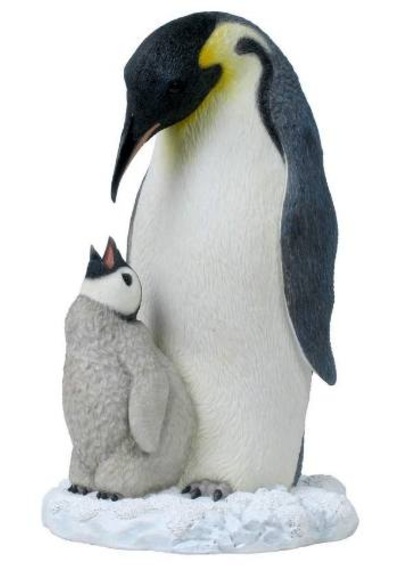 Veronese Koleksiyon Penguen Ve Yavrusu Figür 15x23cm