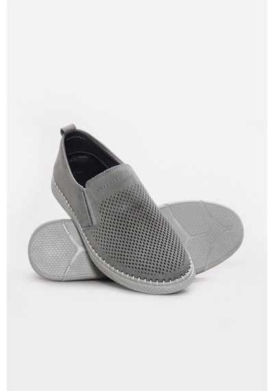 Fast Step Hakiki Deri Erkek Casual Ayakkabı 781ma1822 Gri