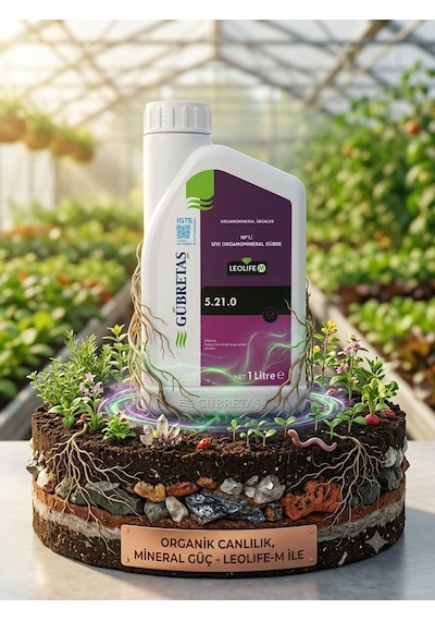 Gübretaş Leolife-m 5.21.0 - 1 Lt, Sıvı Organomineral Gübre