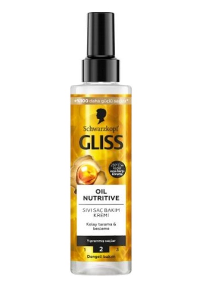 Oil Nutritive Sıvı Saç Kremi 200ml X 3'lü Set