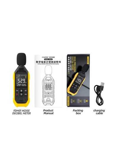 Fnırsı Fdm-01 Dijital Gürültü Desibel Ölçer