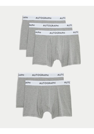 Marks & Spencer 5'li Supima Trunk Seti T14005390a Gri