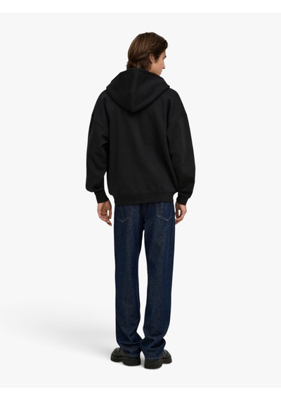 Only & Sons Onsceres Ovz Zıp Hoodıe Sweat Noos Erkek Siyah Sweatshirt - 5096084