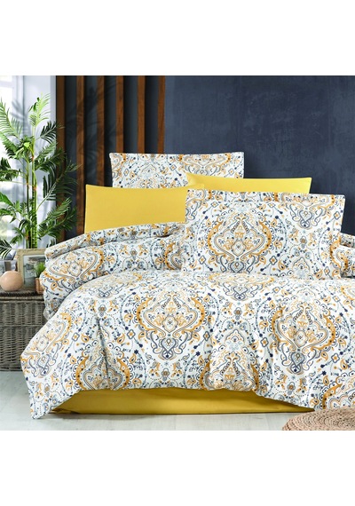 Maxstyle Saten Deluxe Rishi Double Nevresim Takımı Renkli