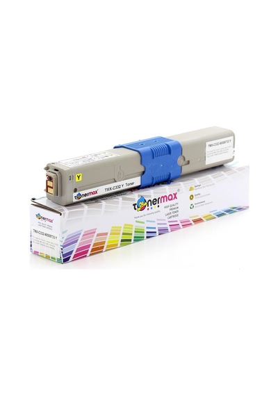 Tonermax Oki 46508733 / C332 / Mc363 Sarı Uyumlu Toneri - Eco
