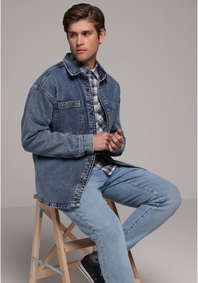 Colin's Colins Slim Fit Erkek Light İndigo Denim Jean Pantolon Cl1081047 Q1.v1 Dn44961