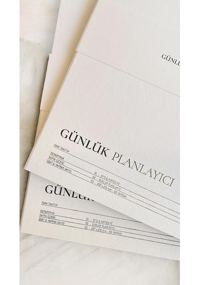 Tarihsiz Planlayıcı, A4 Boyutunda 21cm X 29.7cm Günlük Planlayıcı Çok Renkli