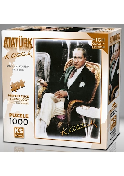 Ks Games 1000 Parça Kahve İçen Atatürk