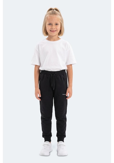 Slazenger Prımo Unisex Çocuk Siyah Eşofman Altı