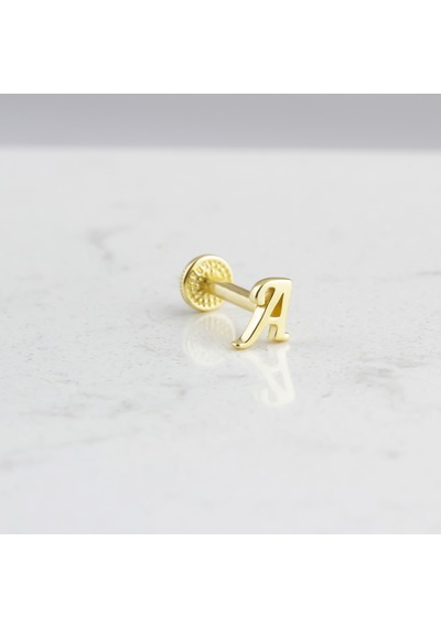 Glorria Altın A Harfi Tragus Piercing 84121213