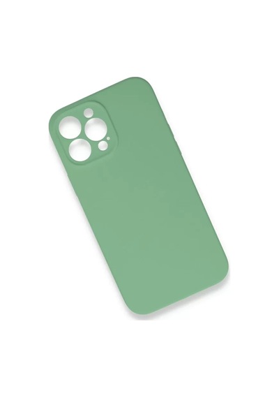 Newface Apple İphone 13 Pro Max Kılıf Lansman Legant Silikon - Yeşil