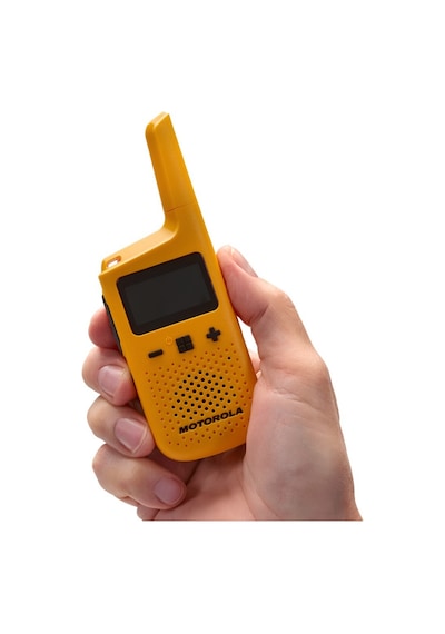 Motorola T72-s 8 Km Menzilli Pmr446 İkili Telsiz Seti Sarı