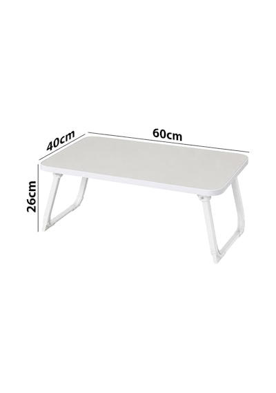 Sunup Sn-29691 Katlanabilir Laptop Masası Ve Yatak Koltuk Üzeri Tepsisi Beyaz 60x40cm