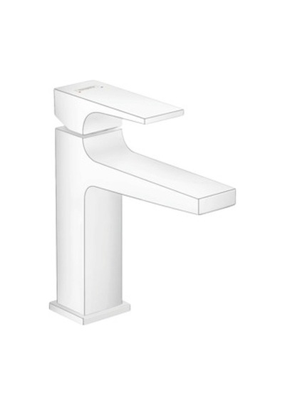 Hansgrohe Metropol Tek Kollu Lavabo Bataryası 110 Mat Beyaz 32507700