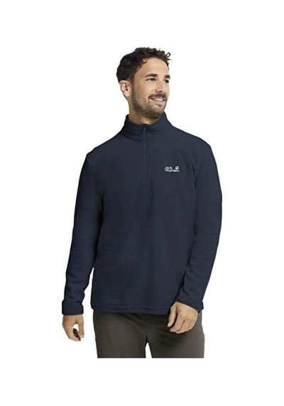 Jack Wolfskin Taunus 100 Hz M Erkek Outdoor Çeyrek Fermuarlı Polar Üst A65798-c0412 Lacivert