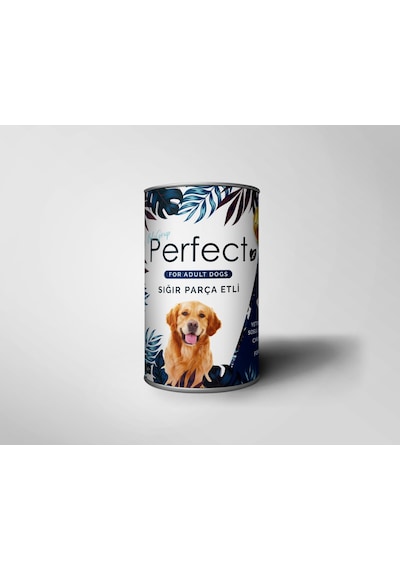 Perfect Sığır Parça Etli Konserve Yetişkin Köpek Maması 400 G