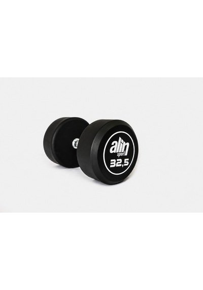 Alinsport Alin Sport 32.5 Kg Kauçuk Kaplı Profesyonel Olimpik Dumbbell Dambıl Beyaz