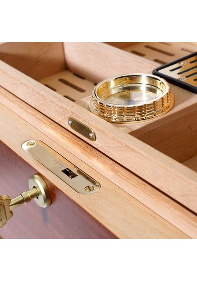 Angelo A. Kahve/gold Ahşap Kaplama Humidor 923013