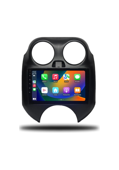 Navico Nissan Micra Android Carplay Multimedya 2011-2013 6gb Ram + 128gb Hafıza + 8 Çekirdek