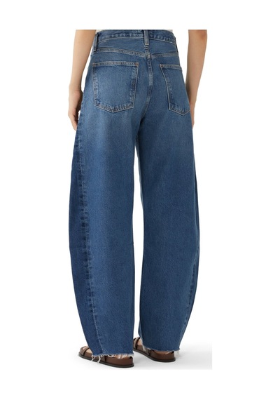 Agolde Modern Kesim Barrel Paça Kot Pantolon Mavi