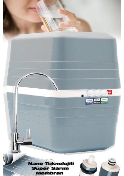Wm21 Premium Ultramineral Ters Osmoz Metal 8 Litre Çelik Tanklı S N11.90