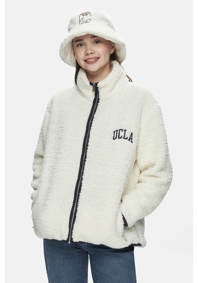 Ucla Yuna Bej Polar Polar Standard Fit Kadın Ceket Bej