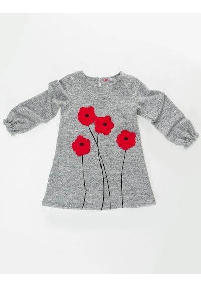 Denokids Mushi Poppy Elbise Çok Renkli