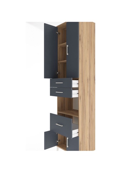 Hyperion Dolap 4 Raflı 3 Çekmeceli 4 Kapaklı 60x44x243 Çam-an... Çam Hyperion Dolap 4 Raflı 3 Çekmeceli 4 Kapaklı 60x44x243 Çam-an... Çam