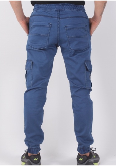 Black Steel Kargo Cepli Lastikli Erkek Pantolon-19000 (546193372) Vizon