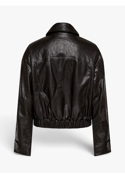 Only Onlmelle Faux Leather Jacket Otw Kadın Kahverengi Ceket - 5041089